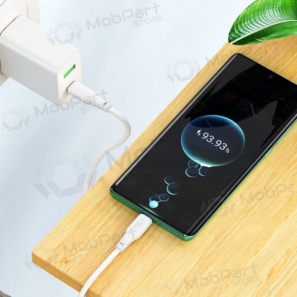 USB-C-kabel Hoco X93 USB-C till USB-C 1 m 100 W vit