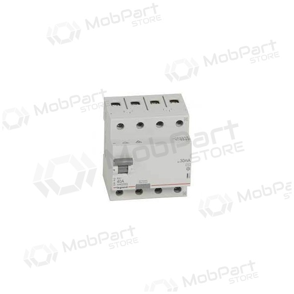 Jordfelsbrytare RCD RX Legrand 402063 (AC, 40A, 4P, 30mA, 400V)