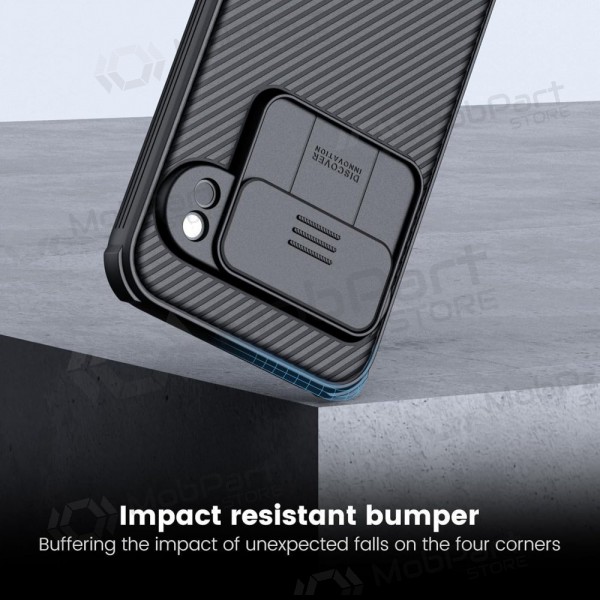 Google Pixel 7 mobilskal „Nillkin CamShield Pro“ (svart) Google Pixel 7 mobilskal „Nillkin CamShield Pro“ (svart)