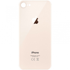 Apple iPhone 8 baksida / batterilucka (guld) (bigger hole for camera)