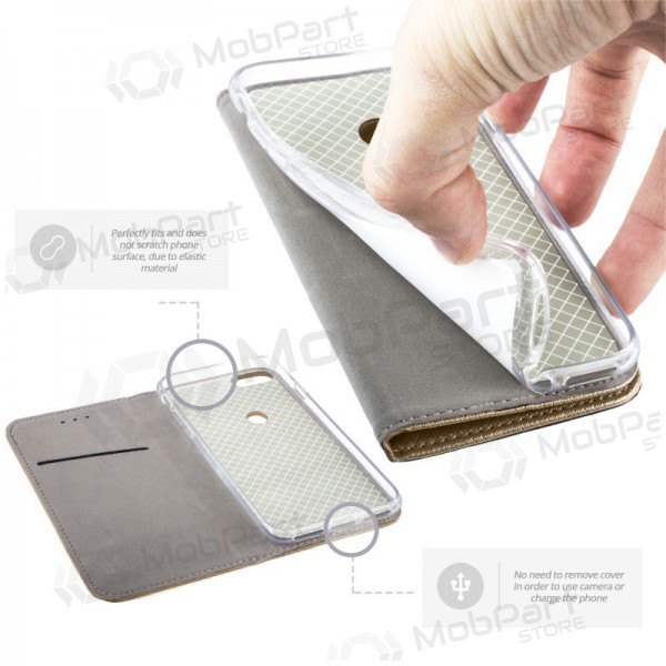 LG G8 ThinQ fodral - Smart Magnet (guld)