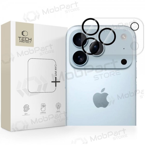 Apple iPhone 17 Pro skärmskydd härdat glas för kamera - Tech-Protect Cam Fit+ (transparent)