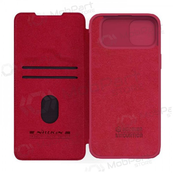 Apple iPhone 14 fodral -Nillkin Leather- (röd)