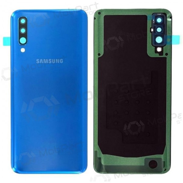 Samsung A505 Galaxy A50 2019 baksida / batterilucka (Prism Crush Blue) (begagnad grade C, original)