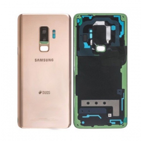 Samsung G965F Galaxy S9 Plus baksida / batterilucka guld (Sunrise Gold) (begagnad grade A, original)