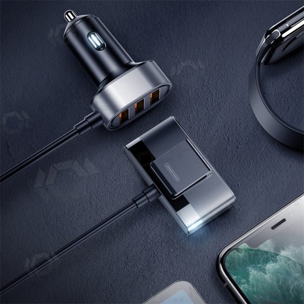 Laddare automobilinis Joyroom JR-CL03 5xUSB 6.2A (svart)