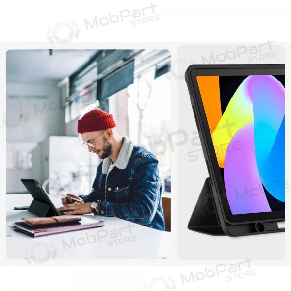 Lenovo IdeaTab 12.1 fodral - Tech-Protect SmartCase Pen Holder (svart)