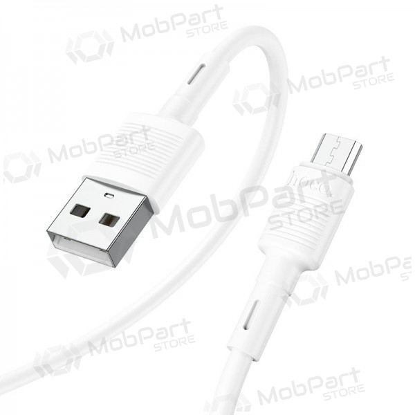 Micro USB-kabel Hoco X83 USB-A till Micro USB 1 m vit
