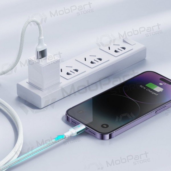 USB kabel Joyroom S-UL012A10 USB to Lightning 2.4A 1.2m vit