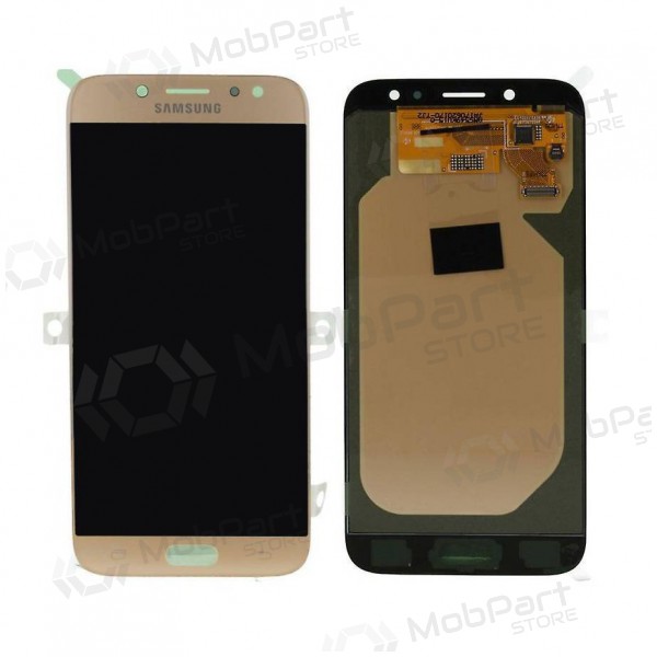 Samsung J730F Galaxy J7 (2017) skärm (no logo) (guld) (OLED)