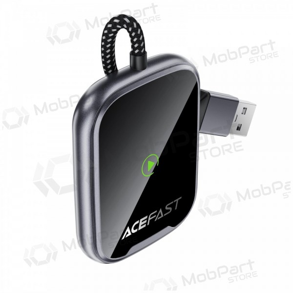 CarPlay-adapter Acefast QC1 trådlös Android Auto svart