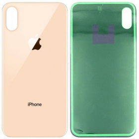 Apple iPhone XS Max baksida / batterilucka (guld) (bigger hole for camera)
