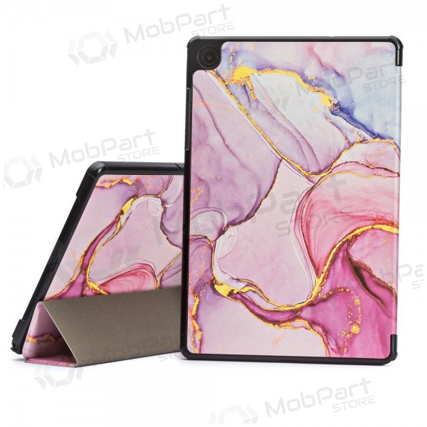 Samsung Galaxy Tab A9+, Tab A11+ fodral - Smart Leather (marble)