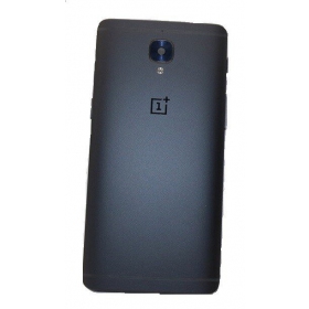 OnePlus 3 / 3T baksida / batterilucka (svart) (begagnad grade A, original)