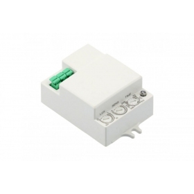 Mikrobanginis judesio jutiklis (500 W, 240 V, 360°, 1–8 m, IP20, vit) GTV AE-SRC812-MIN2