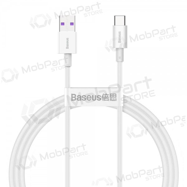 USB kabel Baseus Superior iš USB į Type-C 66W 2.0m vit CATYS-A02