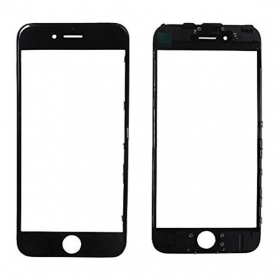 Apple iPhone 6 Plus Skärmglass med ram (svart) (for screen refurbishing) - Premium