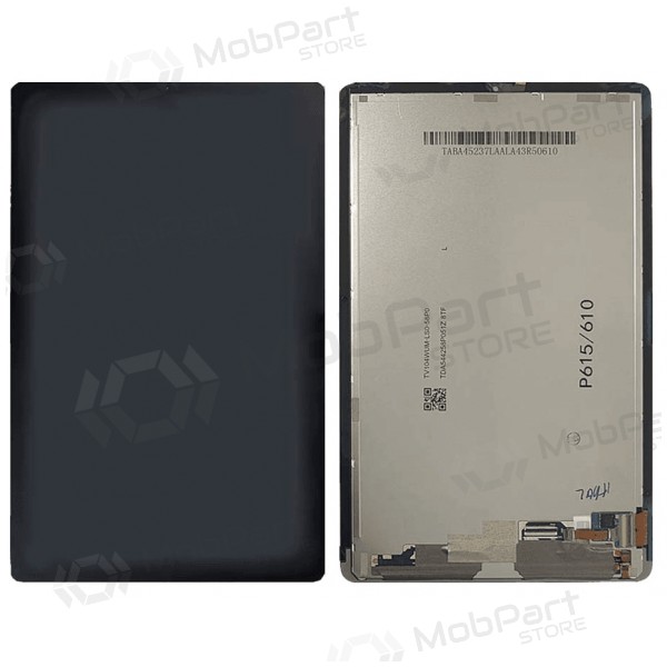 Ekranas Samsung P620/P625 Tab S6 Lite 2024med lietimui jautriu stikliuku Black original (service pack)