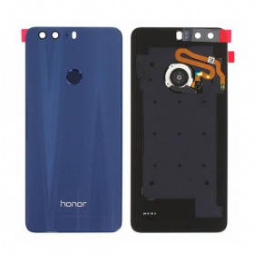 Huawei Honor 8 baksida / batterilucka blå (Sapphire Blue) (begagnad grade C, original)