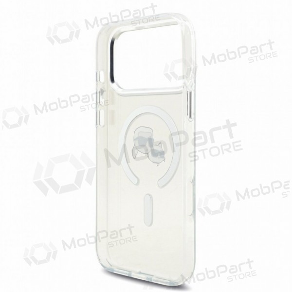 Apple iPhone 18 Pro Max fodral -Karl Lagerfeld IML K&CH Heads Metal Frame MagSafe- (transparent)