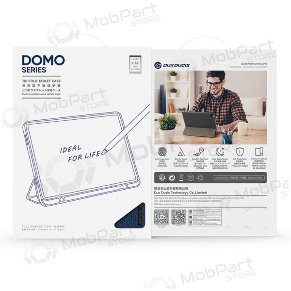 Xiaomi Pad 7, Pad 7 Pro, 8 fodral - Dux Ducis Domo (mörkblå)