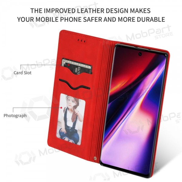 Xiaomi Redmi A7 4G fodral -Business Style- röd