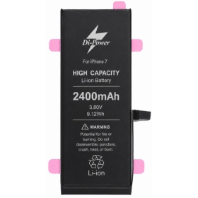 Apple iPhone 7 batteri, Di-Power 2400 mAh (förstärkt kapacitet)
