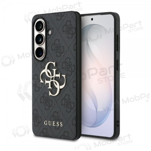 Samsung Galaxy S26 fodral - Guess PU 4G Metal Logo (grå)