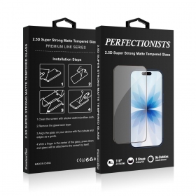 Apple iPhone 13, 13 Pro, 14, 16e, 17e skärmskydd -Perfectionists 2.5D Super Strong Matte-