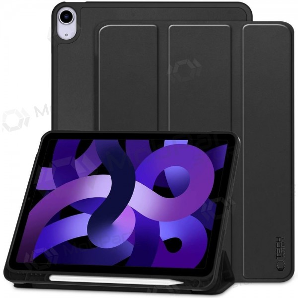 Apple iPad Air (2020, 2022, 2024, 2025, 2026) fodral - Tech-Protect SmartCase Pen Holder (svart)