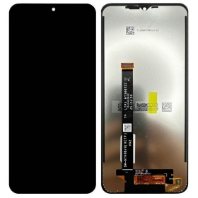 Ekranas Samsung G766 Xcover 7 Pro 2025med lietimui jautriu stikliuku Black original (service pack)