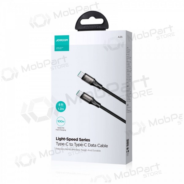 USB kabel Joyroom SA25-CC5 USB-C to USB-C 100W 1.2m svart