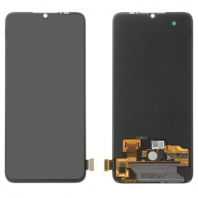 Xiaomi Mi 9 Lite skärm (svart) (OLED)
