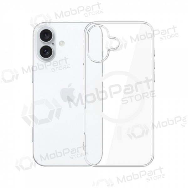 Apple iPhone 16 Plus fodral - 3MK Clear MagCase (transparent)