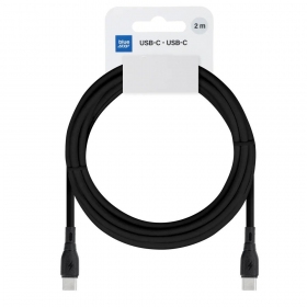 USB-C-kabel Blue Star PJ73-14-3 USB-C till USB-C 2 m 60 W svart