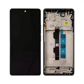 Ekranas Xiaomi Redmi Note 13 4G su lietimui jautriu stikliuku och rėmeliu Mint Green original (service pack)