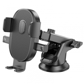 Universal bilhållare Borofone BH93 (dashboard) svart