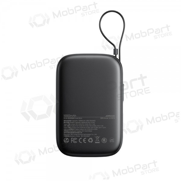 Powerbank Power Bank Joyroom JR-PBF18 22.5W with Lightning cable 10000mAh svart
