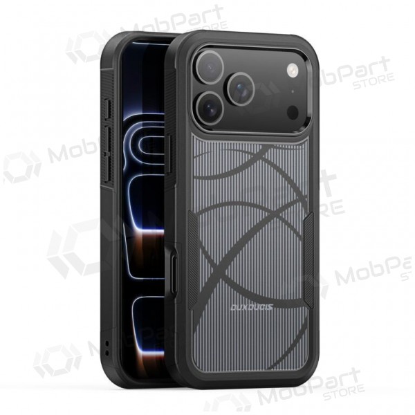 Apple iPhone 17 Pro Max, 18 Pro Max fodral - Dux Ducis Shld - svart (Rhythm Pattern)