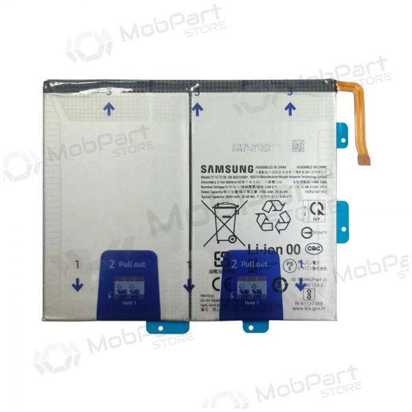 Samsung Galaxy Tab S9 FE batteri, akumuliatorius (original) Samsung Galaxy Tab S9 FE batteri, akumuliatorius (original)