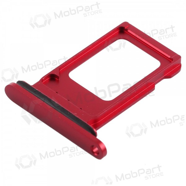 Apple iPhone XR (Dual) SIM korthållare (röd)