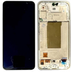 Samsung Galaxy A36 skärm (vit) (med ram) (original)