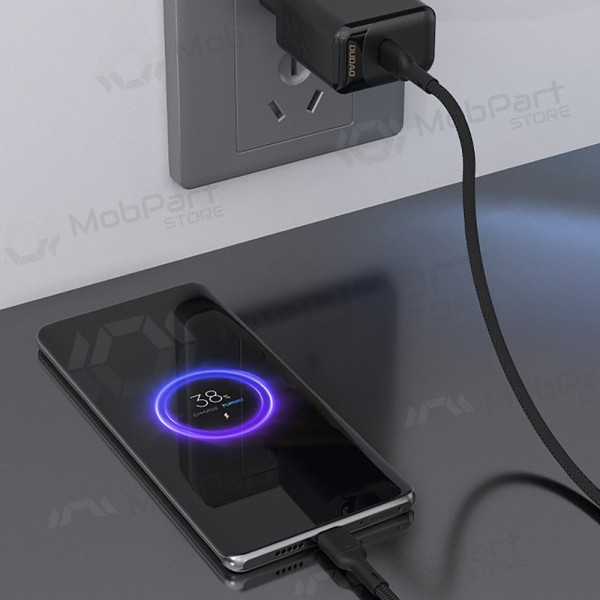 USB-C-kabel Dudao L9C USB-C till USB-C 2 m 65 W svart
