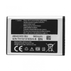 Samsung AB463651BU batteri / ackumulator (960mAh)