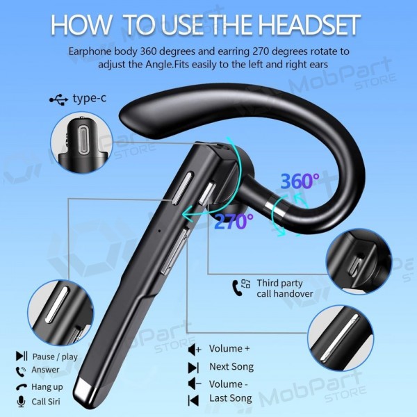 Handsfree LR1 svart