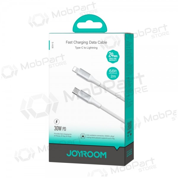 USB kabel Joyroom S-A28 USB-C to Lightning 30W 2.0m vit