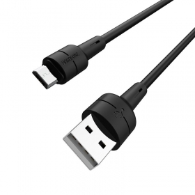 USB kabel Borofone BX30 microUSB 1.0m (svart)