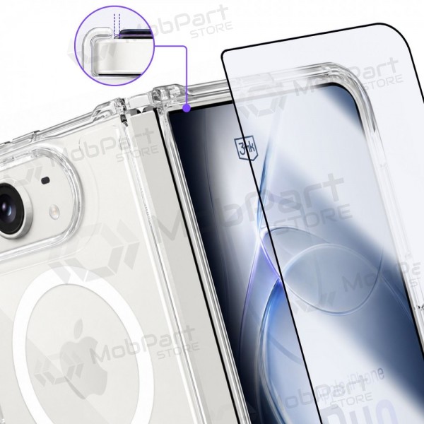 Apple iPhone Duo fodral "3mk Armor MagCase" (transparent)