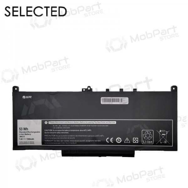 DELL J60J5, 7200mAh laptop batteri, Selected DELL J60J5, 7200mAh laptop batteri, Selected