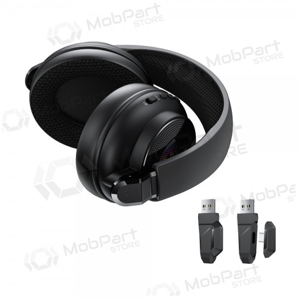 Trådlösa hörlurar Acefast H15 Gaming over-ear med mikrofon USB-C svarta